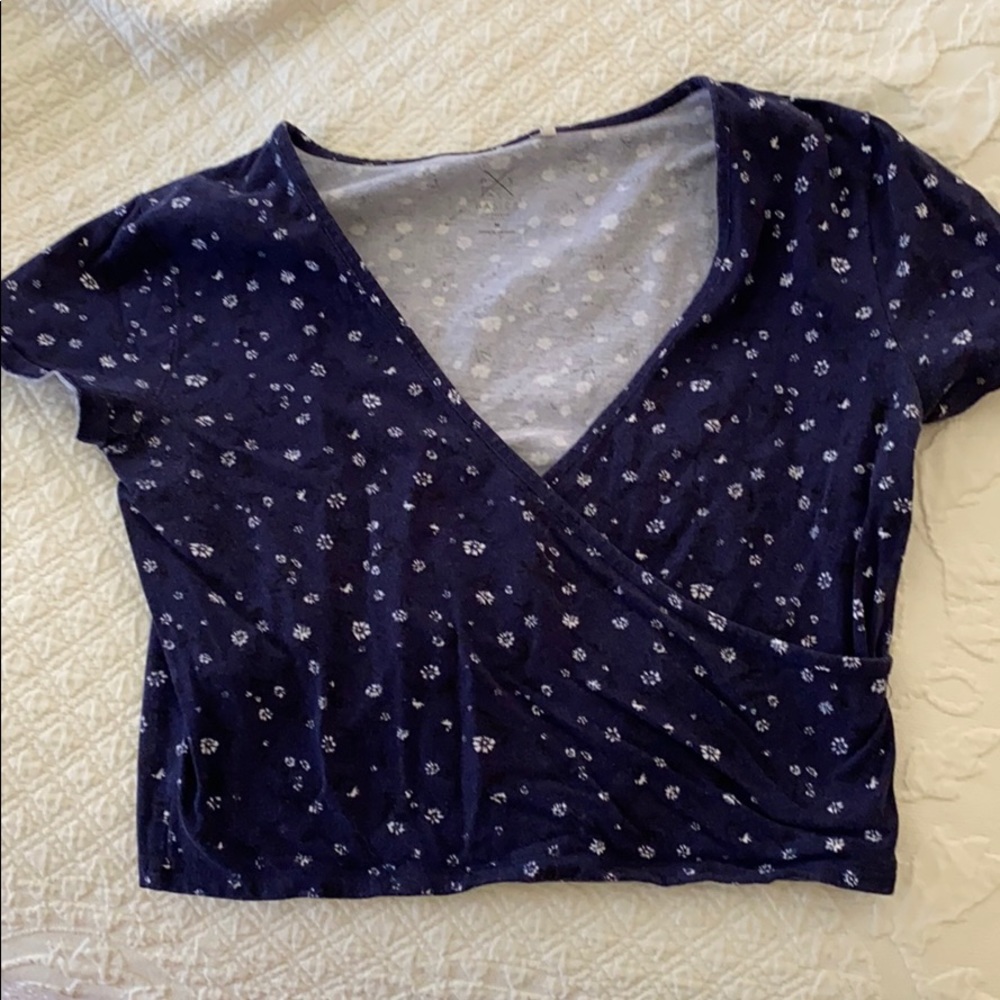 Cute wrapped top from pacsun